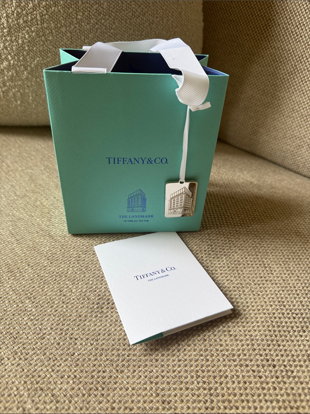 {Tiffany & Co} Landmark Bag & Charm